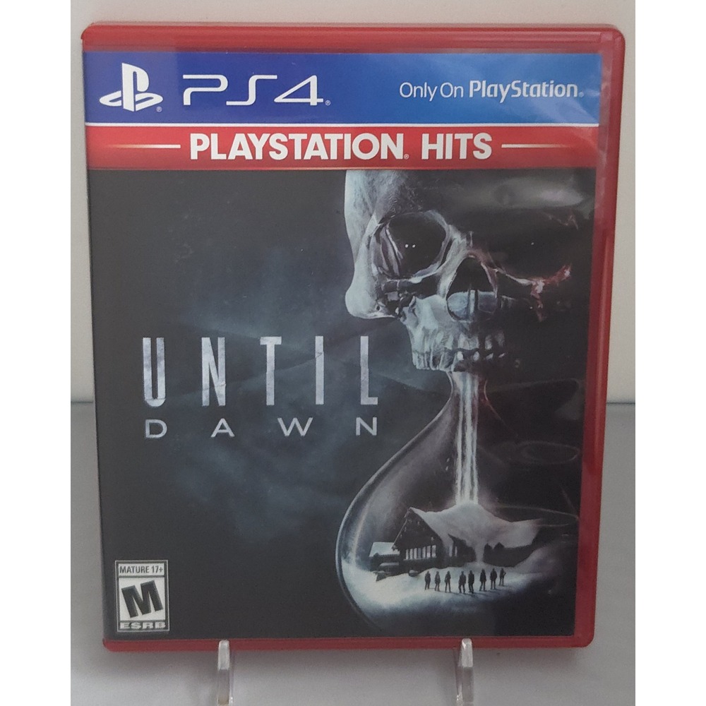 Until Dawn PlayStation Hits (PS4 Sony PlayStation 4, 2018) Case & Disc - Tested